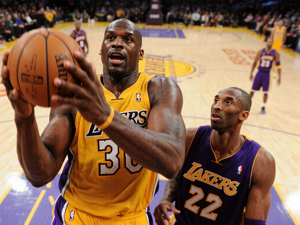 整场比赛，奥尼尔展现了无可匹敌的内线统治